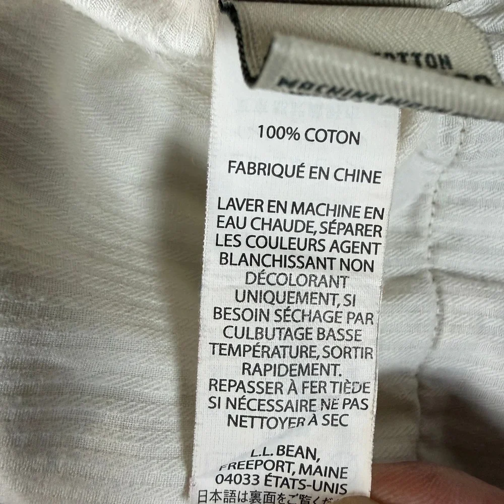 L.L.Bean Corduroy Pants Mens 35 Tan Excellent Comfort‎ Waist Wide Wale Cotton